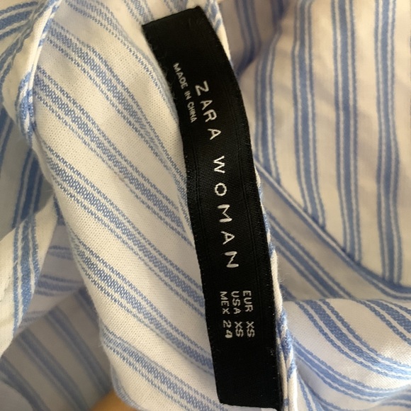 Zara blouse 3/4 sleeve extra small - Picture 5 of 6